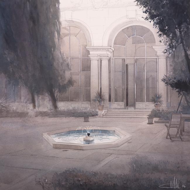 Patio de la casa de Velázquez