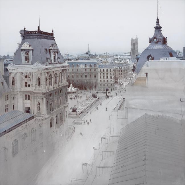 Acuarela inspirada en París