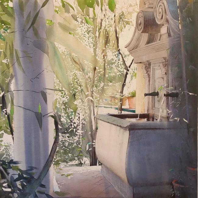 La fuente del jardín Sorolla 2_2018
